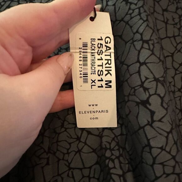 Eleven Paris Graphite Speckled t-shirt NWT - Picture 2 of 2